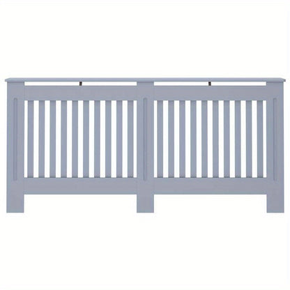 Radiatorombouw – Radiatorbekleding – Radiatorpaneel – Radiatorfront – Radiatorkast – Antraciet – Duurzaam Hout – Extra Plankruimte 172x19x81,5 cm