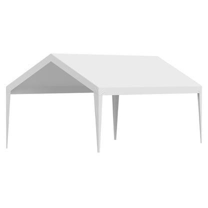 Carport Zeil – Vervanghoes Carport Doek – Canopy Cover – Carport Dakzeil – Wit – 3,6x6 Meter – UV-Bestendig & Waterdicht – Stevig 210g PE Weefdoek