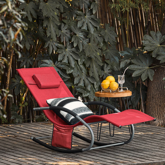 Buitenligstoel Set – Ligstoel – Tuinstoel – Loungestoel – Zonnebed – Metalen Frame – Ademend Materiaal