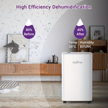 Luchtontvochtiger – Ontvochtiger – Dehumidifier – Vochtvreter – Vochtopnemer – Stil – 2L Waterreservoir – Automatische Uitschakeling en Slaapstand