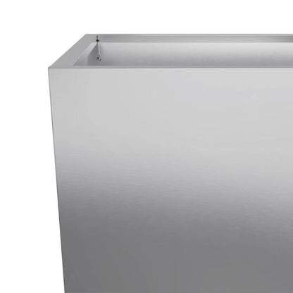 Bloemenrek – Plantenrek – Bloemenstandaard – Plantentafel – Plantenhouder – Gegalvaniseerd Staal – Weerbestendig – Set Van 2 – 35x35x75 cm