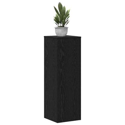 Plantenstandaard – Plantenhouder – Plantentafel – Bloemenrek – Bloempotstandaard – Zwart Eikenhout – 33x33x100 cm – Modern Design – Duurzaam & Robuust