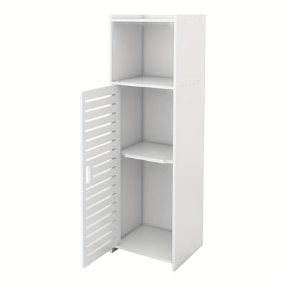 Badkamerkast – Opbergkast – Kolomkast – Badmeubel – Wastafelonderkast – Lichtgewicht PVC – Compact 23x22x78 cm