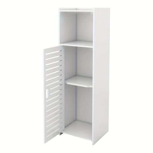Badkamerkast – Opbergkast – Kolomkast – Badmeubel – Wastafelonderkast – Lichtgewicht PVC – Compact 23x22x78 cm