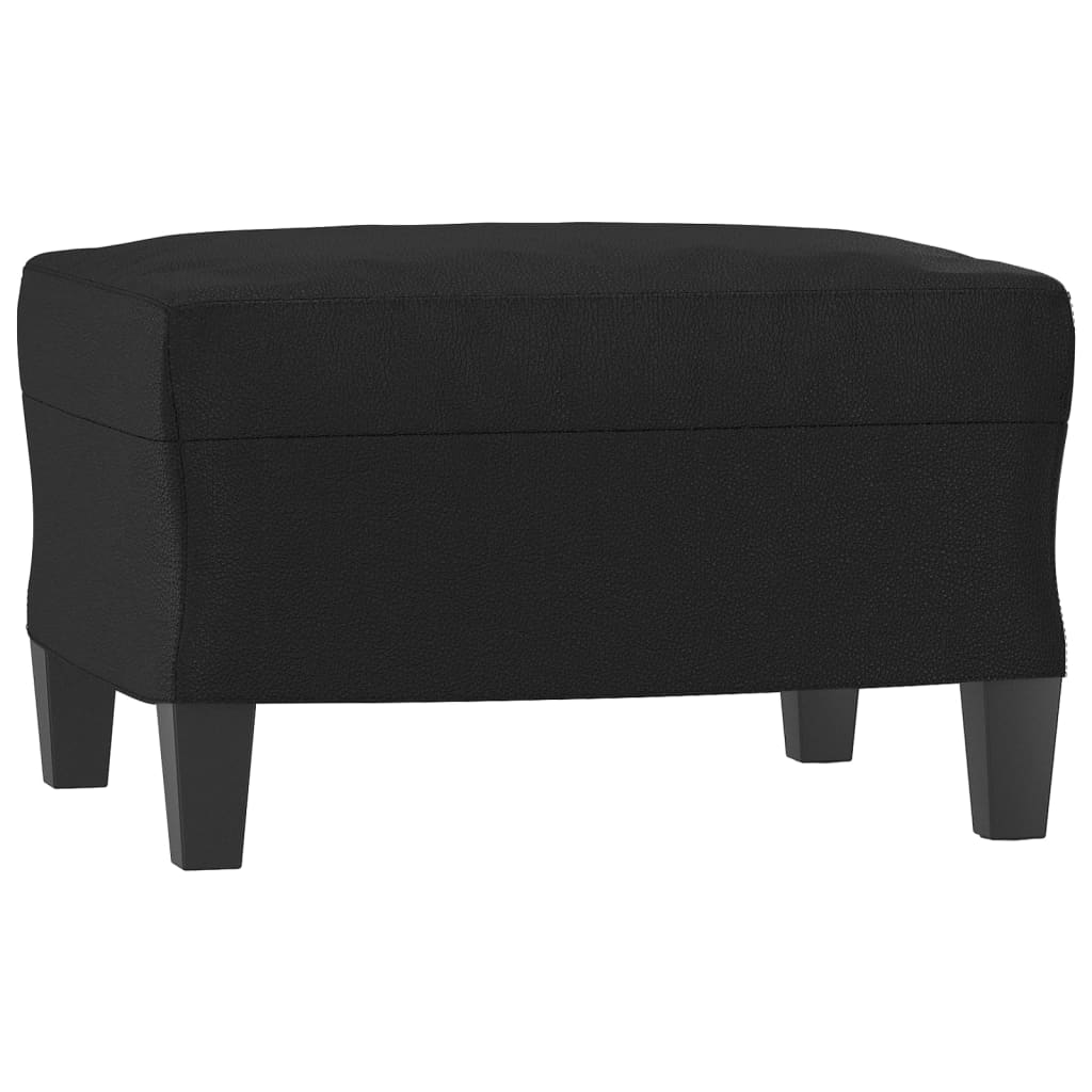 3-zitsbank – 3-zits sofa – Driezitsbank – Bank met voetenbankje – Bankstel – Comfortabele polyester bekleding – Stevig metalen frame – Cappuccino