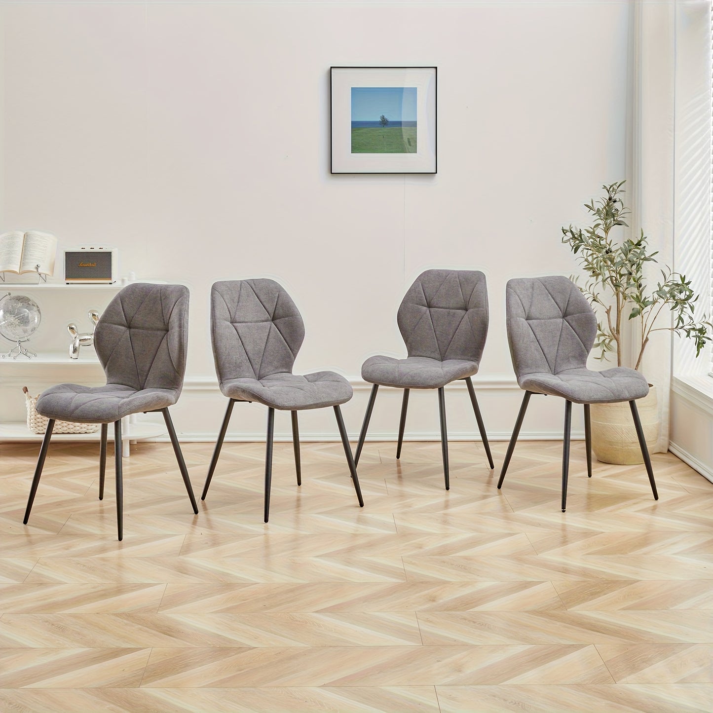 Eetkamerstoelen – Stoelen – Kuipstoelen – Eettafelstoelen – Armstoelen – Ergonomische Rugleuning – Verstelbare Voeten
