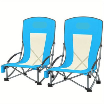 Campingstoel – Campingstoelen – Klapstoel – Outdoor Stoel – Ultralicht – Stevig Frame Van Glasvezel – Bekerhouder