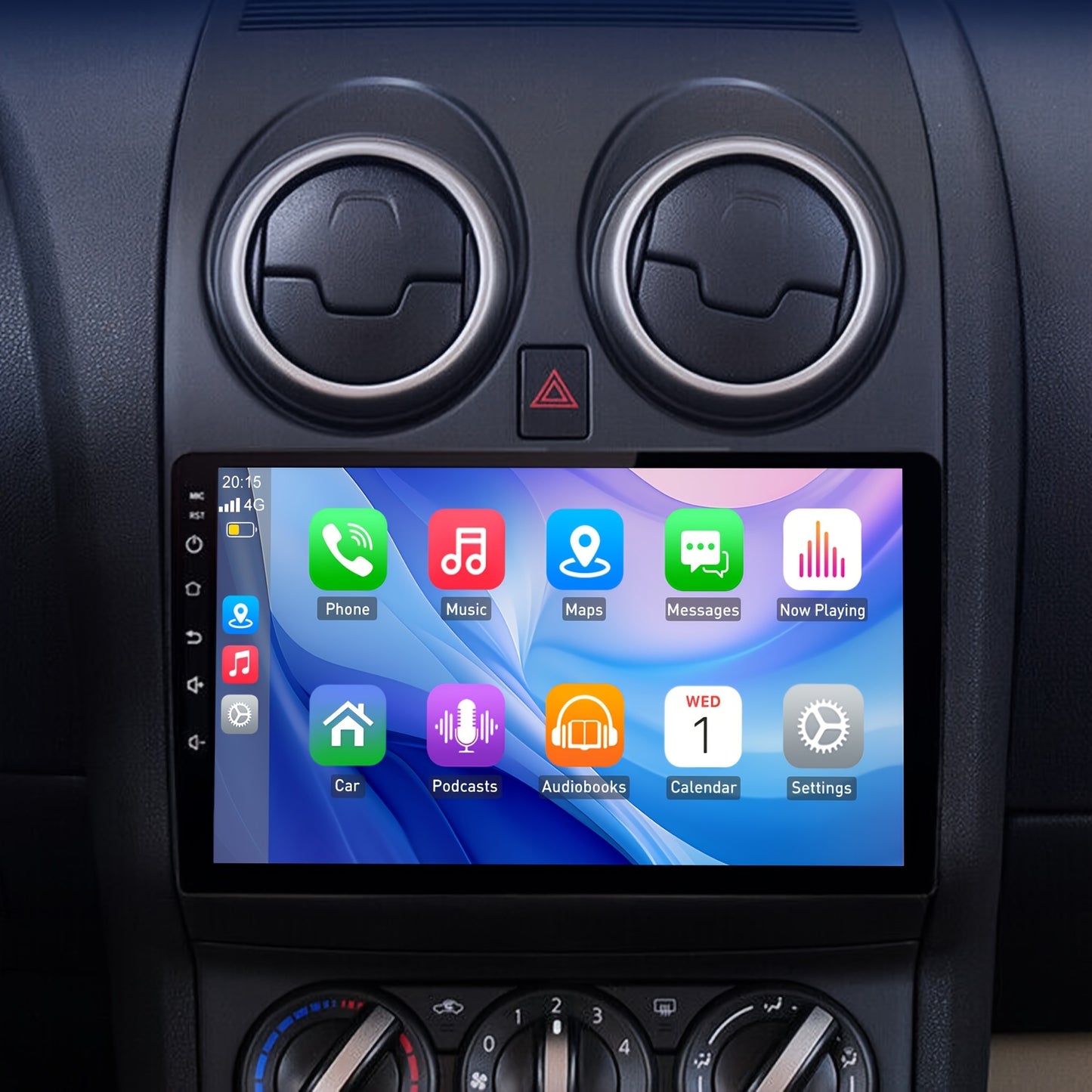 Autoradio – Multimedia Speler – Autostereo – Android Car Radio – Navigatiesysteem – 9 Inch HD IPS Touchscreen – Android 14 Met 2GB RAM & 32GB Opslag