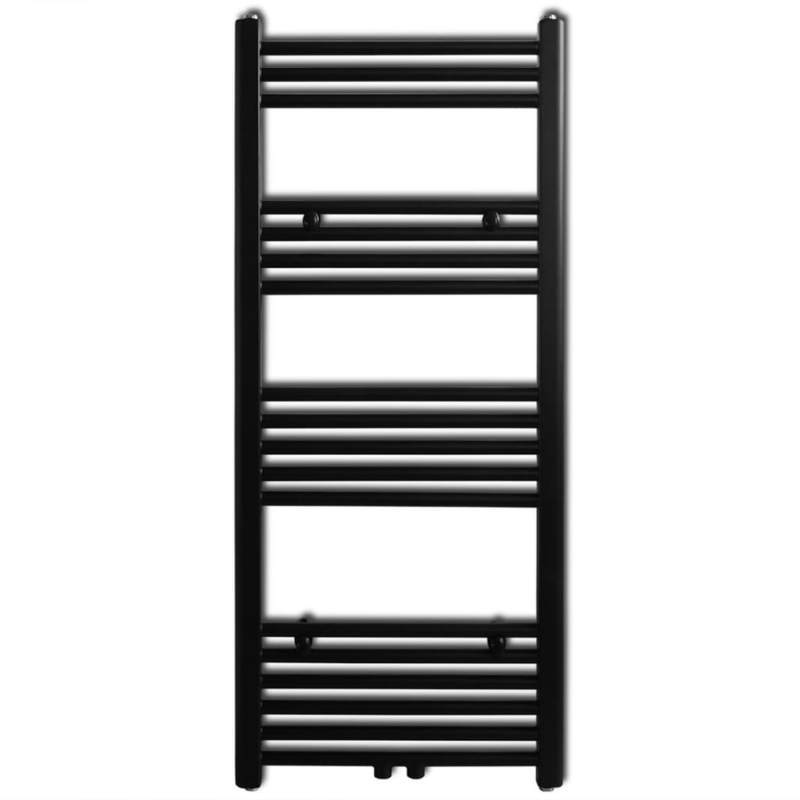 Handdoekradiator – Designradiator – Badkamerradiator – CV Radiator – Handdoekdroger – Mat Zwart – 500x1160 mm – Hoogwaardige Niet-elektrische Kwaliteit