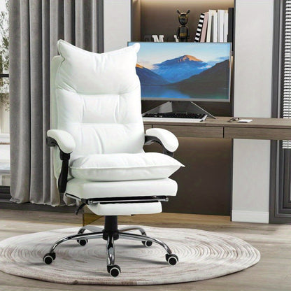 Bureaustoel – Ergonomische Stoel – Office Chair – Draaistoel – Bureaustoelen – Geheugenfoam Komfort – 360° Draaibaar Met Metalen Frame
