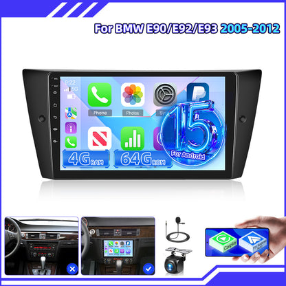 Autoradio – Car Stereo – Autoradio Met Bluetooth – Multimedia Speler – Auto Radio – 9 Inch Touchscreen – Draadloze CarPlay & Android Auto – 4G+64GB Opslag – Inclusief Achteruitrijcamera