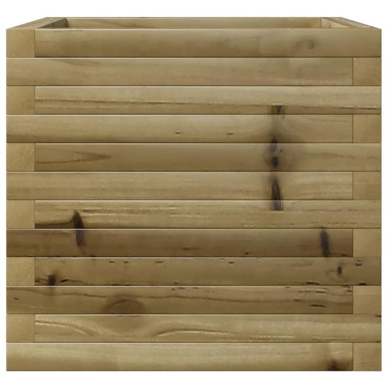 Plantenbak – Bloembak – Bloemstandaard – Bloempot – Plantbak – Verhoogd Design – Geïmpregneerd Grenenhout 50x50x45,5 cm