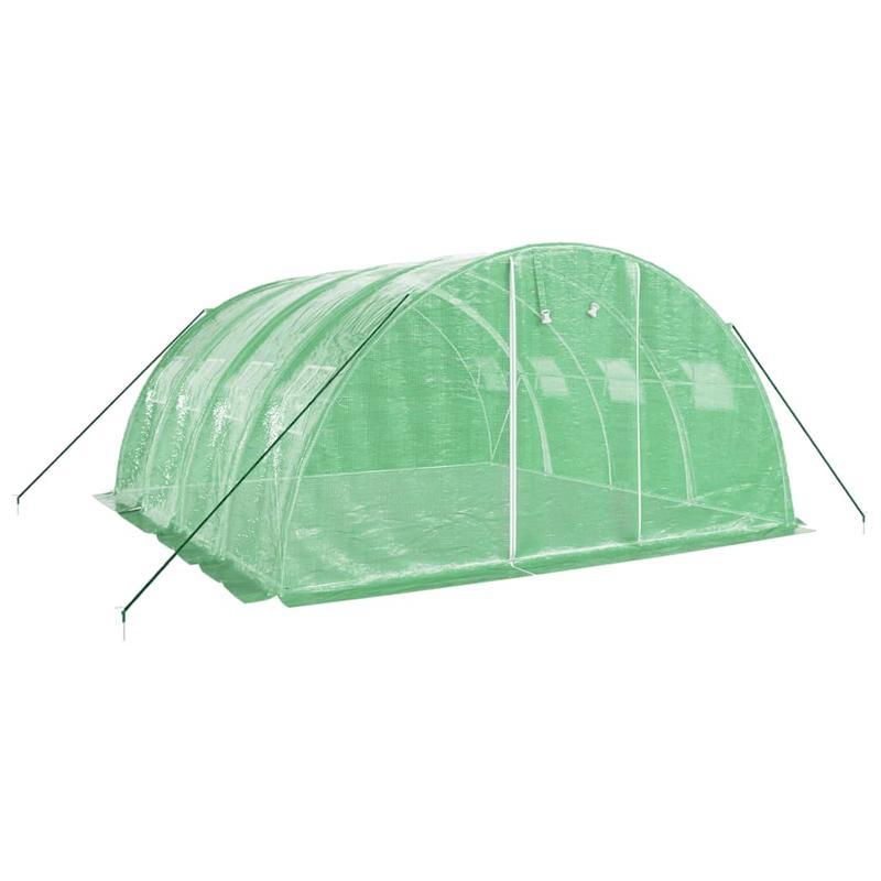 Kweekkas – Tuinkas – Groentekas – Serre – Plantenkas – Stevig Frame – 16 m² - 4x4x2m – Transparante Panels – Weerbestendig Design