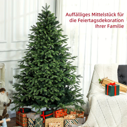 Kunstkerstboom – Nepkerstboom – Kerstboom Kunst – Kunstkerstboom Groene Dennen – Kunstboom 180 cm – 1700 Dichte Takken – Stevige Metalen Voet – Eenvoudige Montage – Binnen en Buiten Geschikt