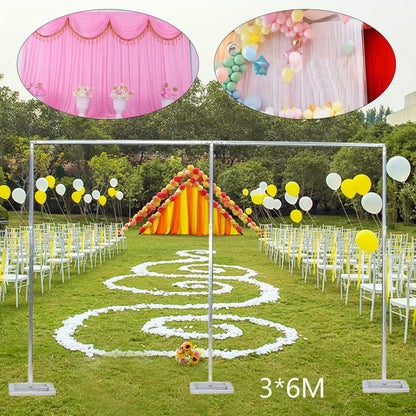 Backdrop Frame – Gordijnframe – Podiumframe – Fotostudio Frame – Curtain Stand – 6 Meter Breed – Duurzaam Metaal