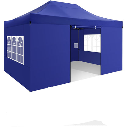 Pop-up Tent – Vouwtent – Partytent – Markt Tent – Accessoire Tent – 3x4,5 Meter – Verstelbare Hoogte 2,5-4,5m – Stevig Frame – Snel Opzetten