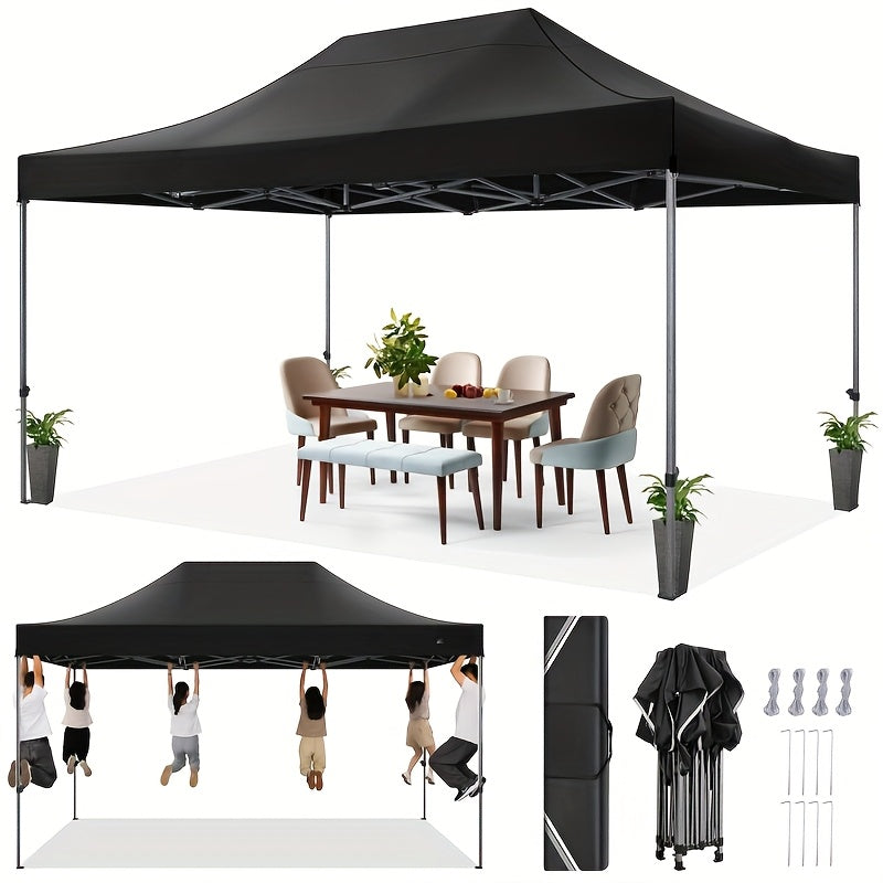 Pop-up Partytent – Vouwtent – Tuin Tent – Evenemententent – 3 X 4,5 Meter – Snelle Opbouw – Klittenbandsluiting