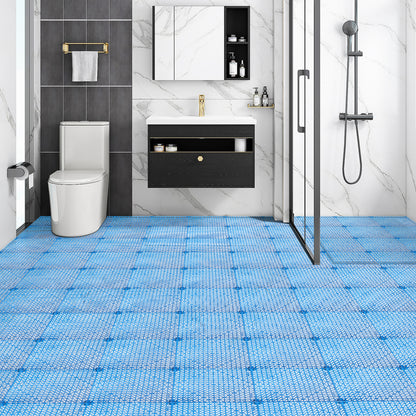 Drainagematten – Afwateringsmatten – Antislip Matten – Natte Vloermatten – PVC Vloer Tegels – 50 Stuks 30x30 cm – Snelle Afwatering en Veilig Antislip oppervlak – Blauwe Modulair Klikbaar Systeem
