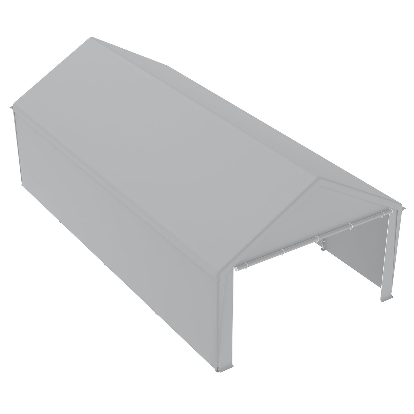 Opvouwbare Carport – Tuinpartytent – Garage Tent – Schaduwdoek – Overkapping – Met Zijwanden – Ventilatieopeningen – 3x6 Meter – Stevig Metalen Frame