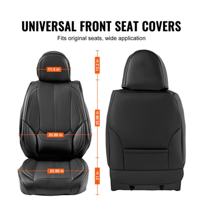 Autostoelhoes – Stoelhoes – Stoelhoezenset – Autostoelbeschermer – Autostoelhoes – Universeel Voorstoelen – Kunstleer – Airbagcompatibel – Volledig Omsloten Design