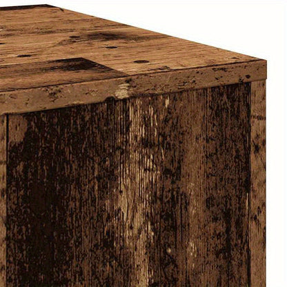 Bijzettafels – Salontafel – Bijzettafel – Tafeltje – Houten Tafels – Set Van 3 – Reclaimed Wood Look – Houtachtig Materiaal – Compact En Duurzaam