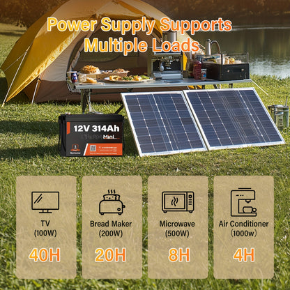 12V 100AH LIFEPO4 Accu – LI-Ion Accu – Camper Accu – Solar Accu – Backup Accu – 15000+ Cyclus Levensduur – Compact & Lichtgewicht