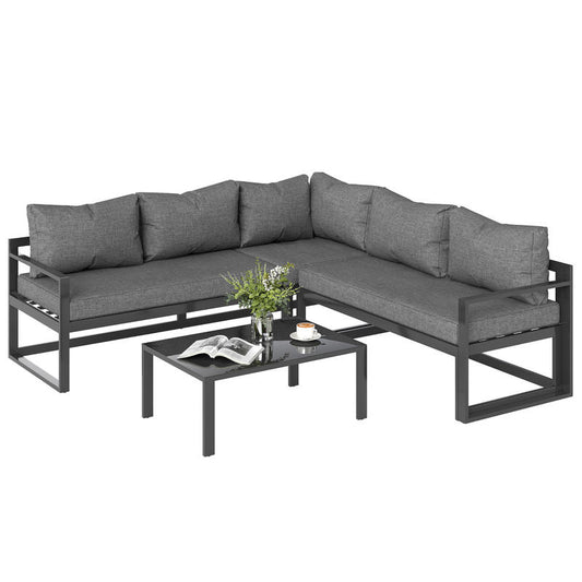 Tuin Bistro Set – Tuinmeubelset – Buitenmeubelen – Bistro Tafel Met Stoelen – Balkonset – Weerbestendig – Duurzaam Kunststof Tafelblad