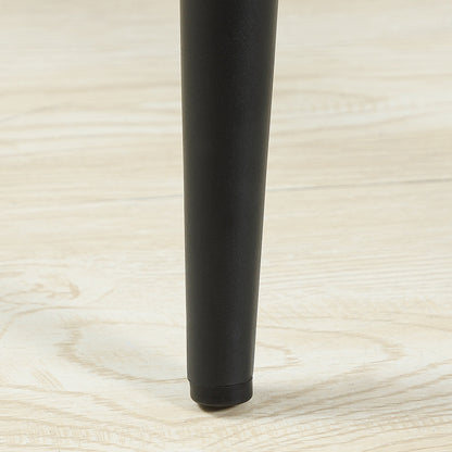 Barkrukken – Barstoelen – Bistrostoelen – Keukenstoelen – Counterstoelen – Fluweel Bekleed – Stevig Stalen Frame – Zithoogte 67 cm – Set van 2 – Grijs
