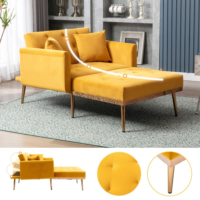 Verstelbare Relaxfauteuil – Lounge Stoel – Accent Fauteuil – Slaapkamer Stoel – Study Chair – Mangohout – Slank Design – Makkelijk Schoon Te Maken