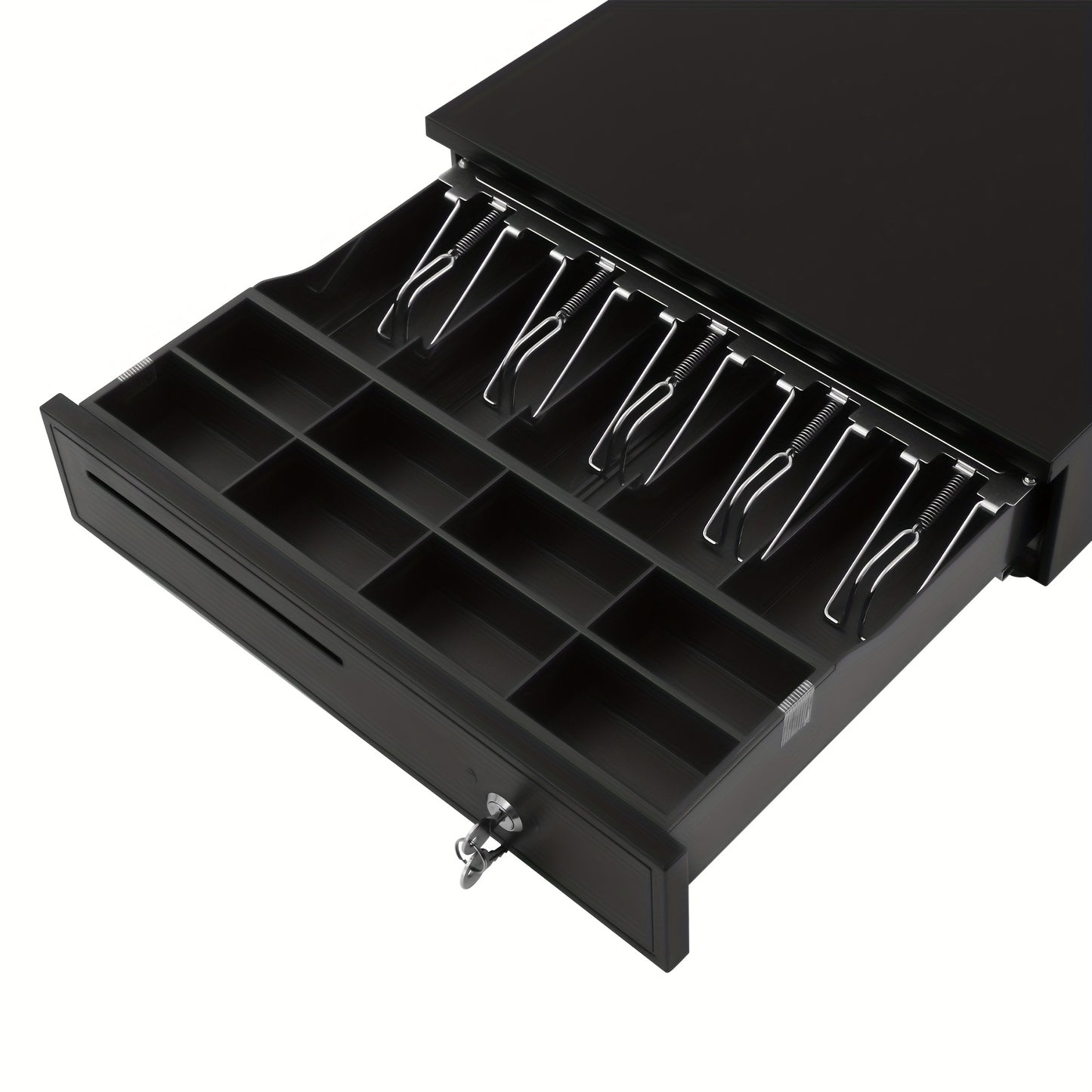 Kassalade – Geldlade – Contant Geldlade – Geldbox – Kassasysteem Lade – Zwart – 3-standen Slot – Uitneembare Muntlade
