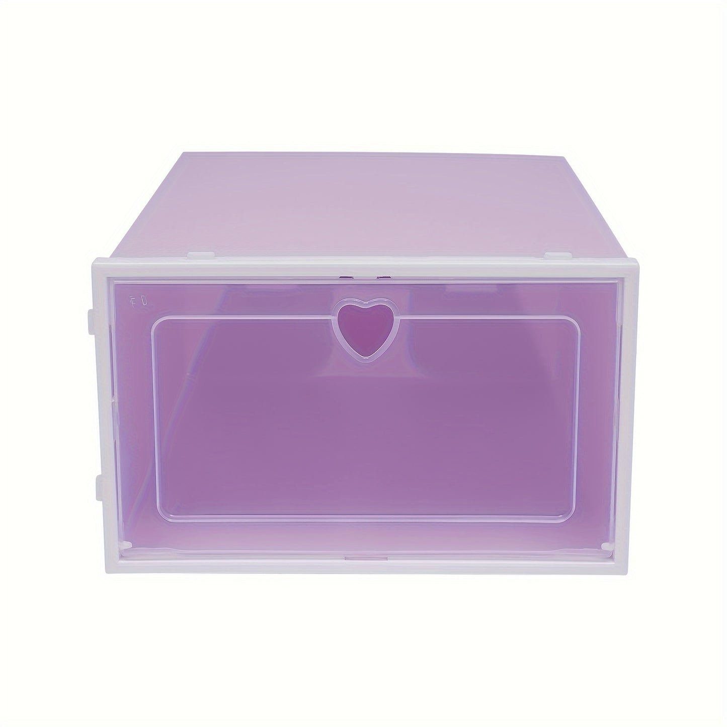 Schoenenbox – Schoenendoos – Opbergdoos – Schoenopberger – Plastic Opbergcontainer – Set van 20 – Stapelbaar – Transparant Deksel – Duurzaam PP Materiaal – Paars – Ruimtebesparend – 33x23x14 cm