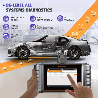 Auto Diagnose Scanner – OBD2 Scanner – Code Reader – Auto Diagnose Tool – ECU Scanner – Bi-directionele Functie – 32+ Servicefuncties – Draadloos Met Gratis Updates