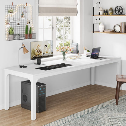 Hoekbureau – L-vormig Bureau – Computerbureau – Bureau met Laden – Werkplekmeubel – Rustiek Bruin – Veel Opbergruimte – Stevig en Stabiel