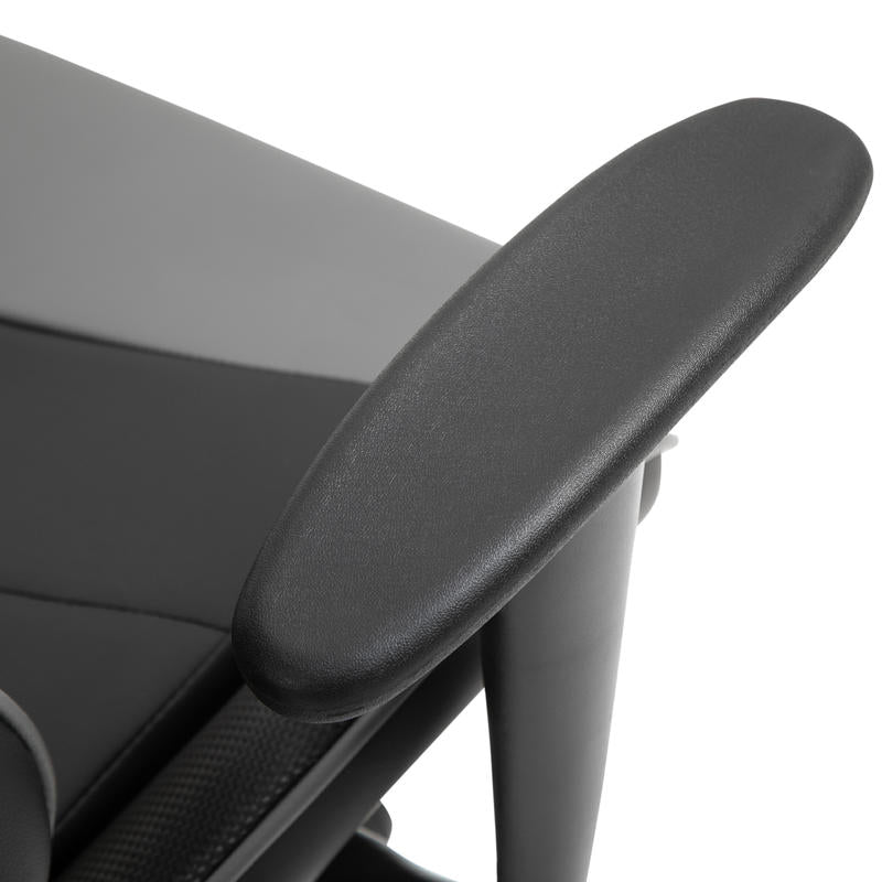 Ergonomische Bureaustoel – Bureaustoel – Gamestoel – Draaistoel – Bureaustoel Zwart – Hoogwaardig Schuim – Handmatig Verstelbare Rugleuning & Hoogte