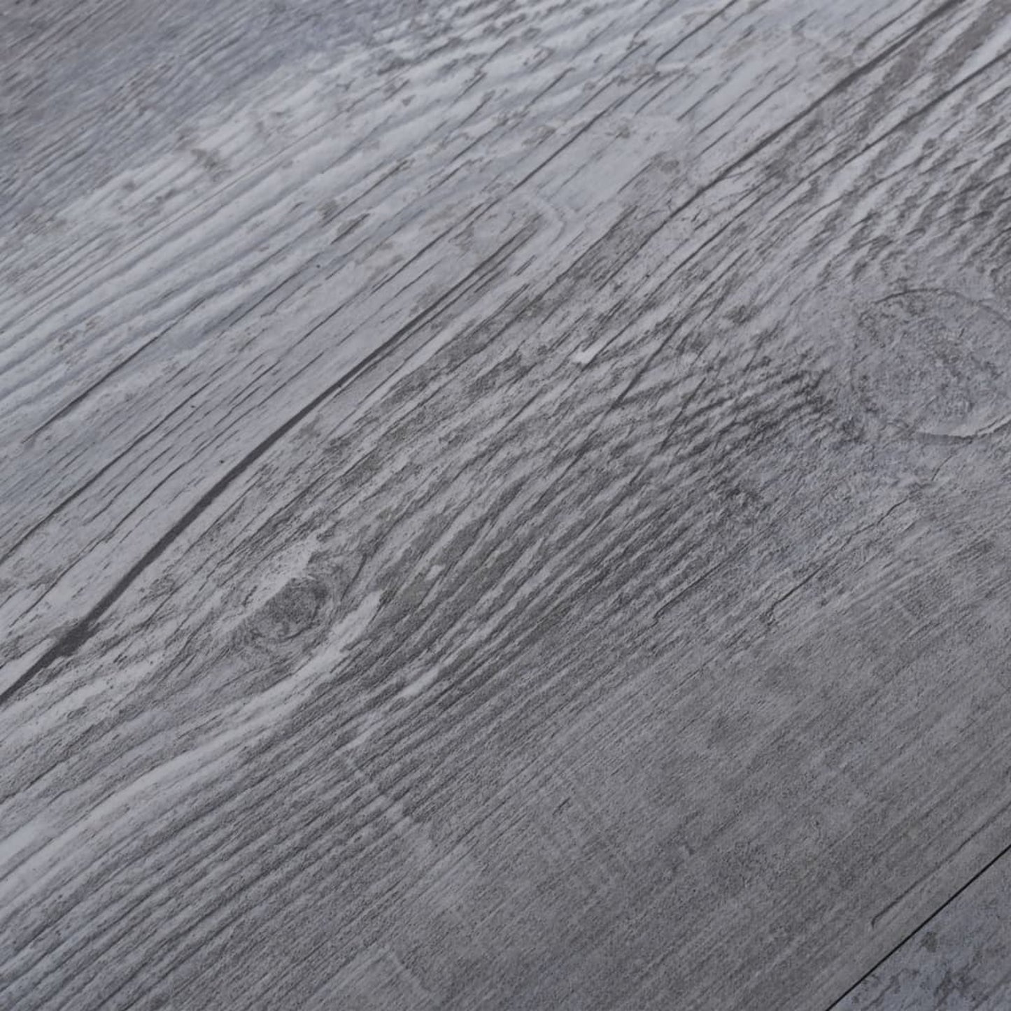 PVC Vloerplanken – Zelfklevend Vloertegels – Vinyl Vloer – Vloersticker – Mat Grijshout – Eenvoudige Installatie – 5,02 m² 2 mm PVC