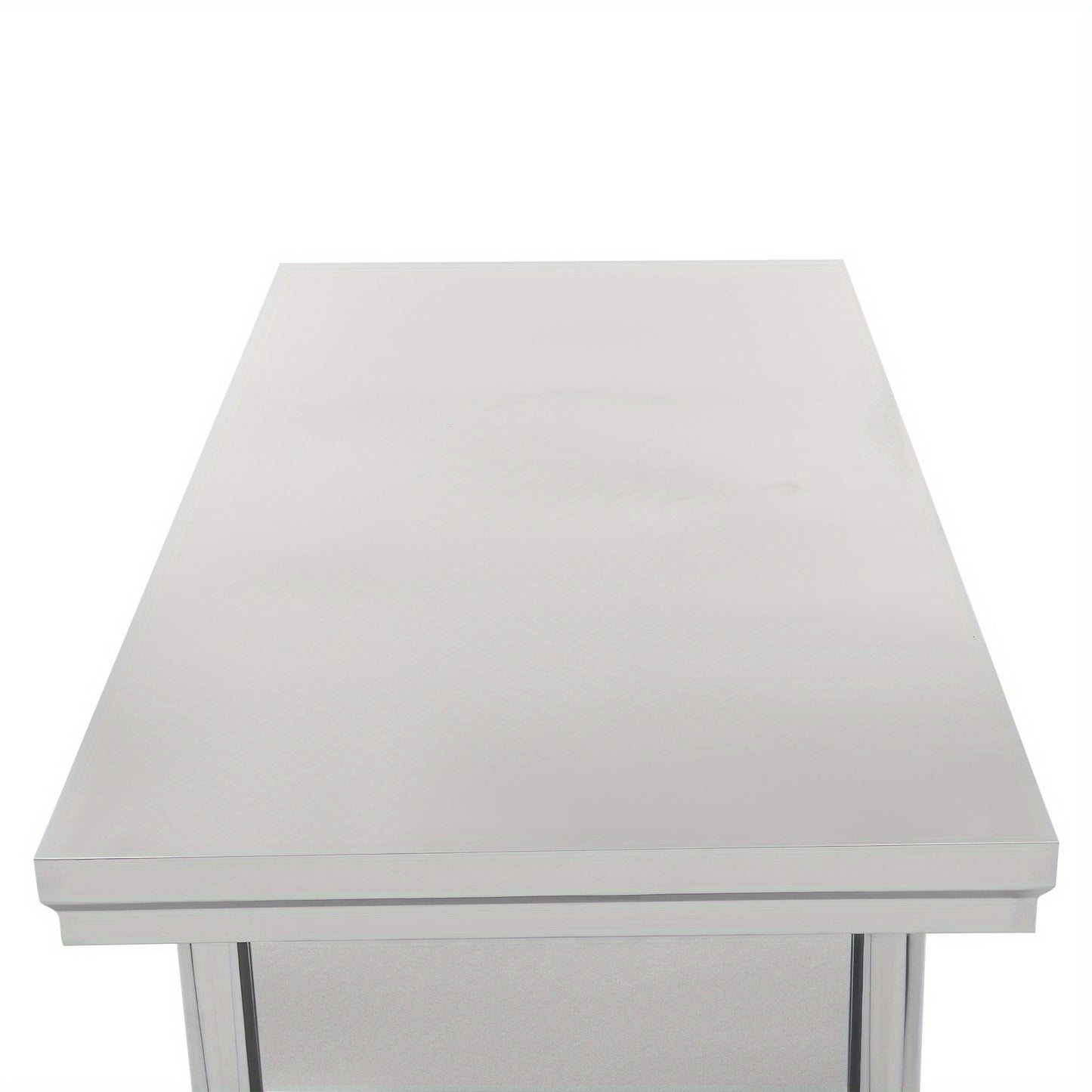 Werktafel – Werkbank – Keukentafel – RVS tafel – Prep tafel – 3-laags Opbergniveau – 119x61 cm – 201 Roestvrij Staal – Draagkracht 99,8 kg