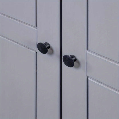 Kast – Garderobekast – Opbergkast – Dressoirkast – Kledingkast – Grijs – Massief Grenenhout – 80x50x171,5 cm – Stevig & Duurzaam