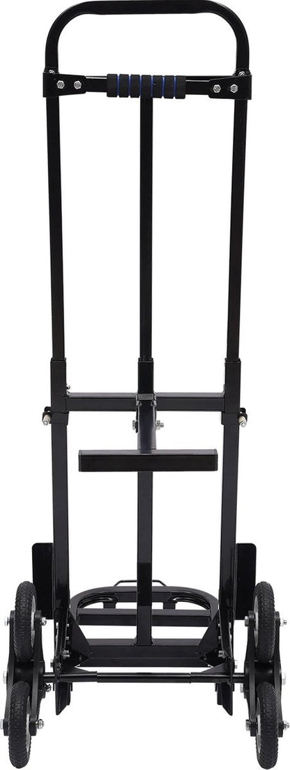 Trap Klimkar - Steekwagen - Transportkar - Draagbare Trap Klimmer - Voor Zware Voorwerpen - tot 150kg - Zwart