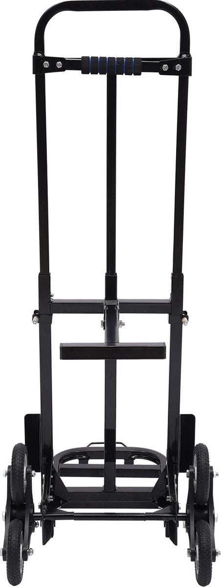 Transportkar - Trap Klimkar - Steekwagen - Draagbare Trap Klimmer - Voor Zware Voorwerpen - Tot 150kg - Zwart