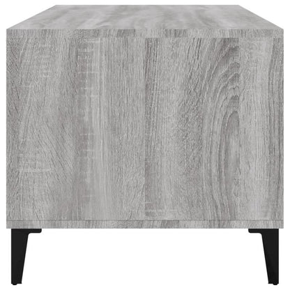 Coffee table 90x49x45cm edited wood grijs sonoma Removable, suitable for indoor use and suitable for all seasons
