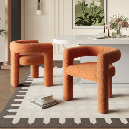 Bureaustoel – Ergonomische Stoel – Kantoorstoel – Eetkamerstoel – Fauteuil – Premium Teddy Fleece – Max. 160 kg Draagvermogen