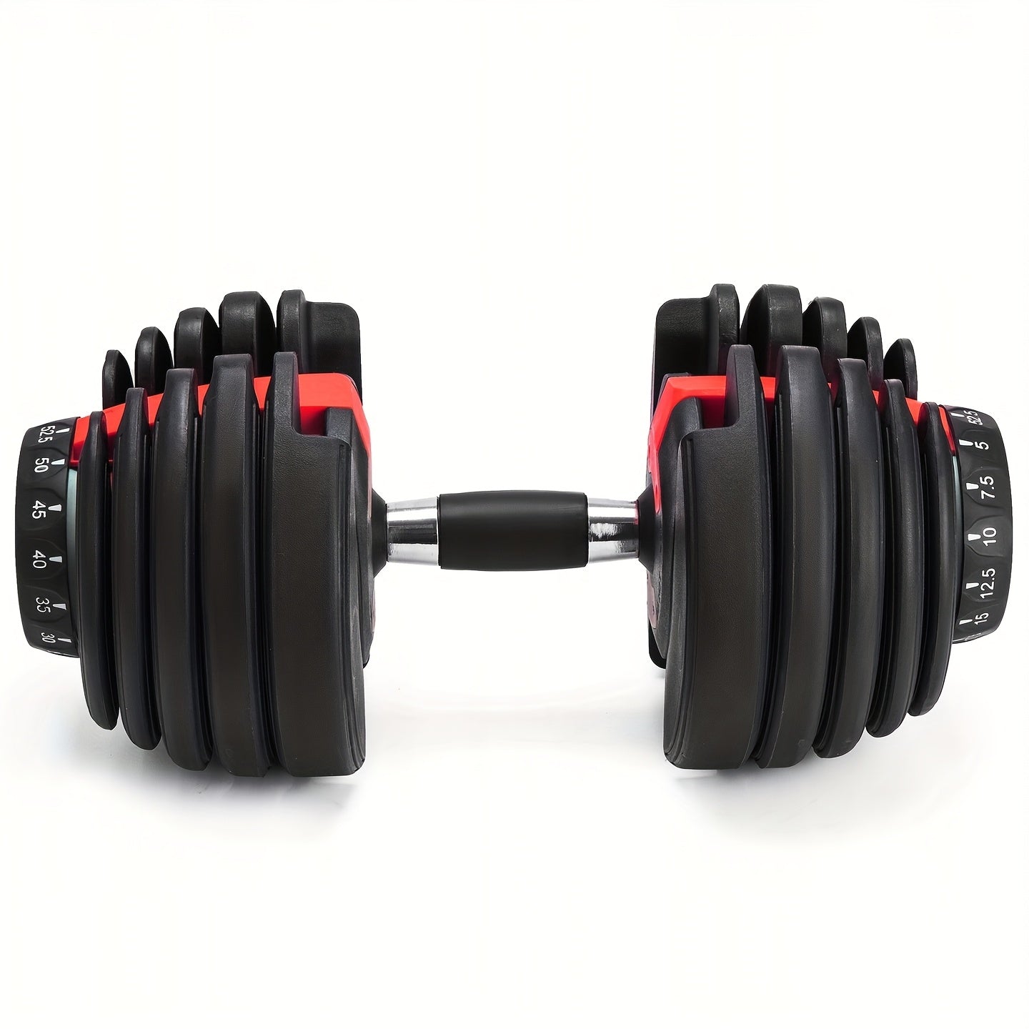 Adjustable Dumbbell 5in 1 (52.5lbs/24kg) | Anti-slip Dumbbell, Dumbbell Set for Women, Adjustable Dumbbell Set for Men, Fitness Workout, Strength Training, Antislip Grip, Compact Design, Durable Construction, Highquality Buil