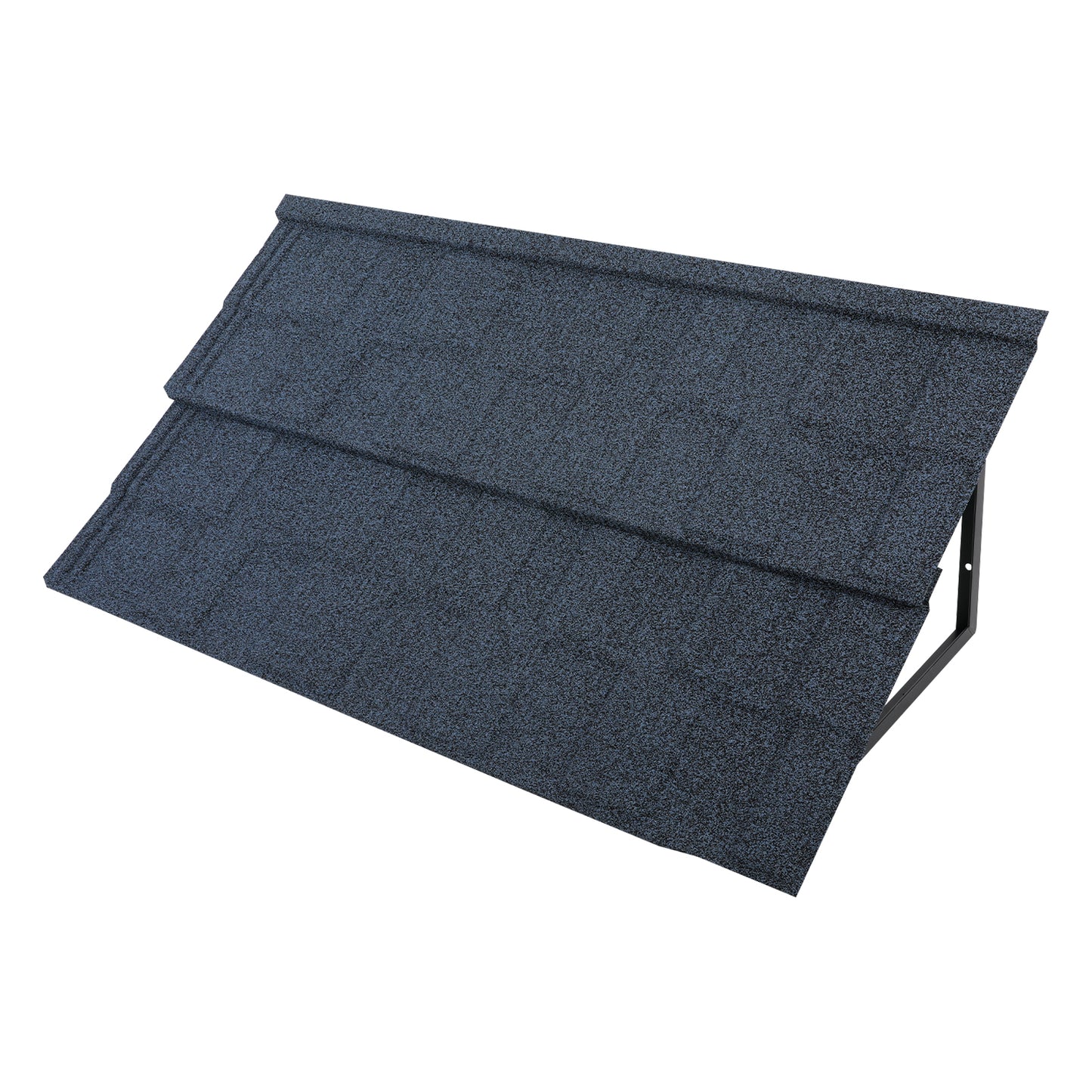 2 Metal Tile Shaped Awnings | Blue, 134*42CM, by NaMaSyo