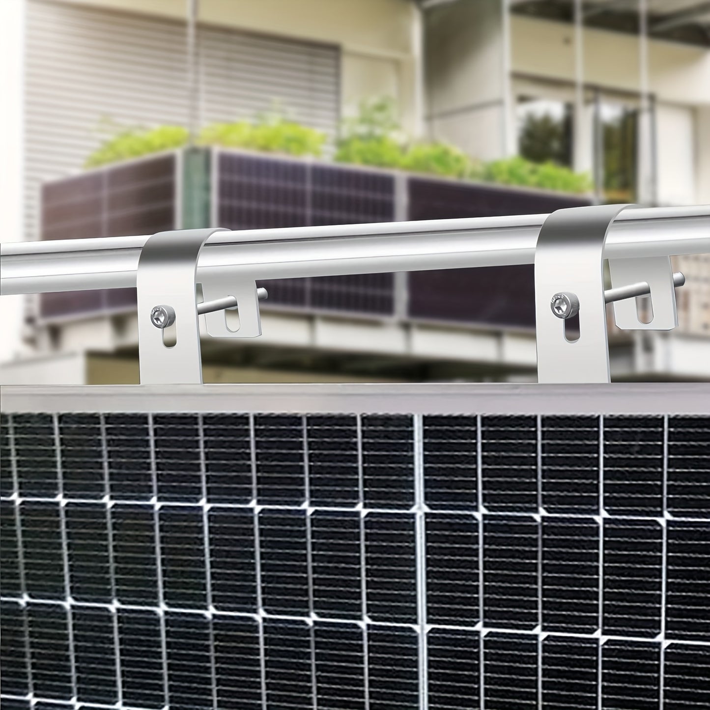 Verstelbare Solarpaneel Beugel – Solar Paneel Steun – Zonnepaneel Montagesysteem – PV Frame Houder – Zonnepaneel Bevestiging – Verstelbare Kantelhoek 0-90° – Duurzaam Staal 114-118 cm
