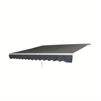Zonnescherm Balkon – Balkonluifel – Klemmmarkies – Knikarmscherm – Zonwering – Aluminium Frame – 250x200 cm – Handbediening – Donkergrijs