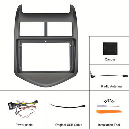 Android Autoradio – Auto Multimedia Speler – Inbouw Radio – Headunit – Carplay Android Auto – 9 Inch HD Touchscreen – Achteruitrijcamera & Draadloze Connectiviteit