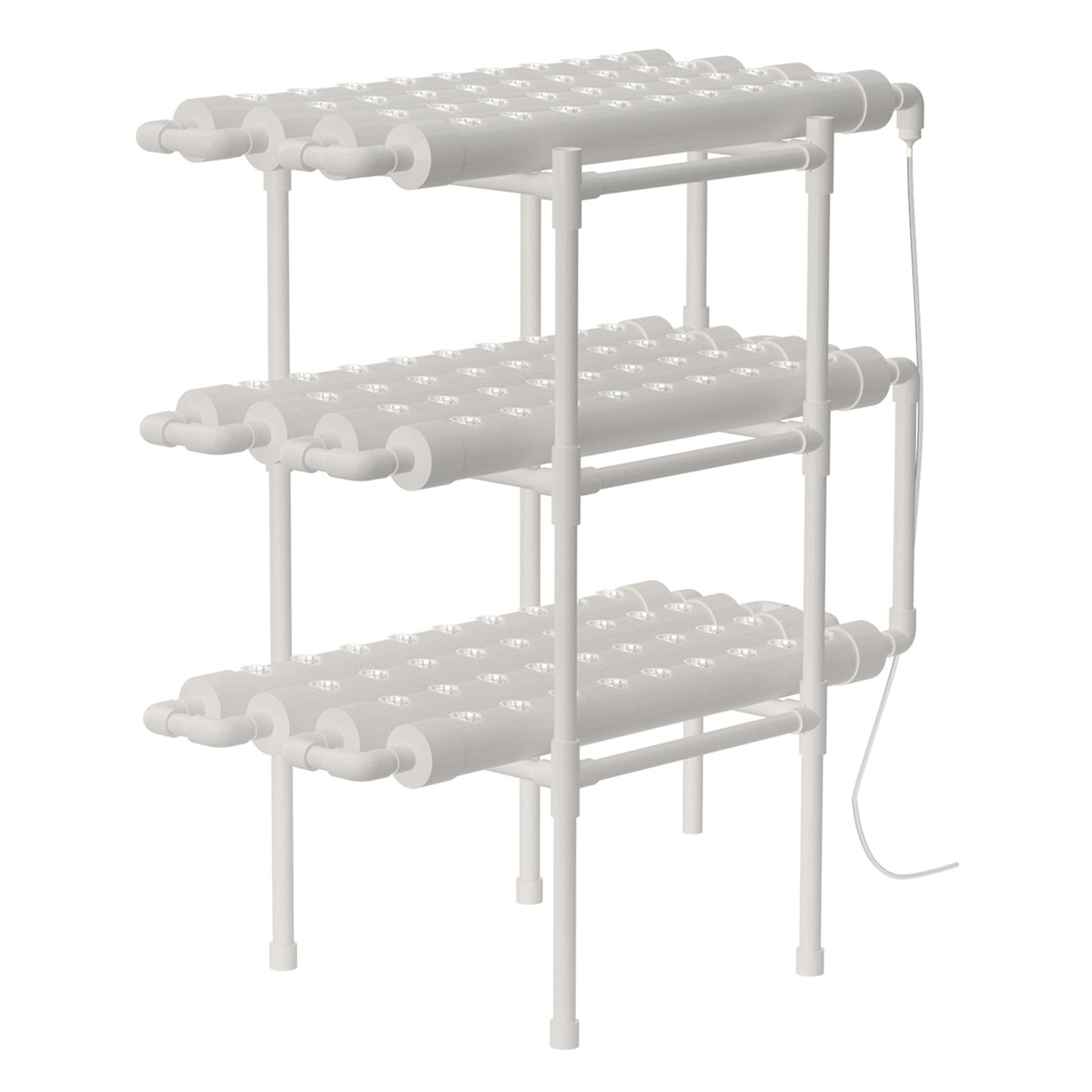 Hydroponicsysteem – Hydrocultuur Kweekset – Kweekbak Zonder Grond – Plantenkweekset – Moestuin Systeem – 108 Plantplaatsen – Voedingsfilm Technologie