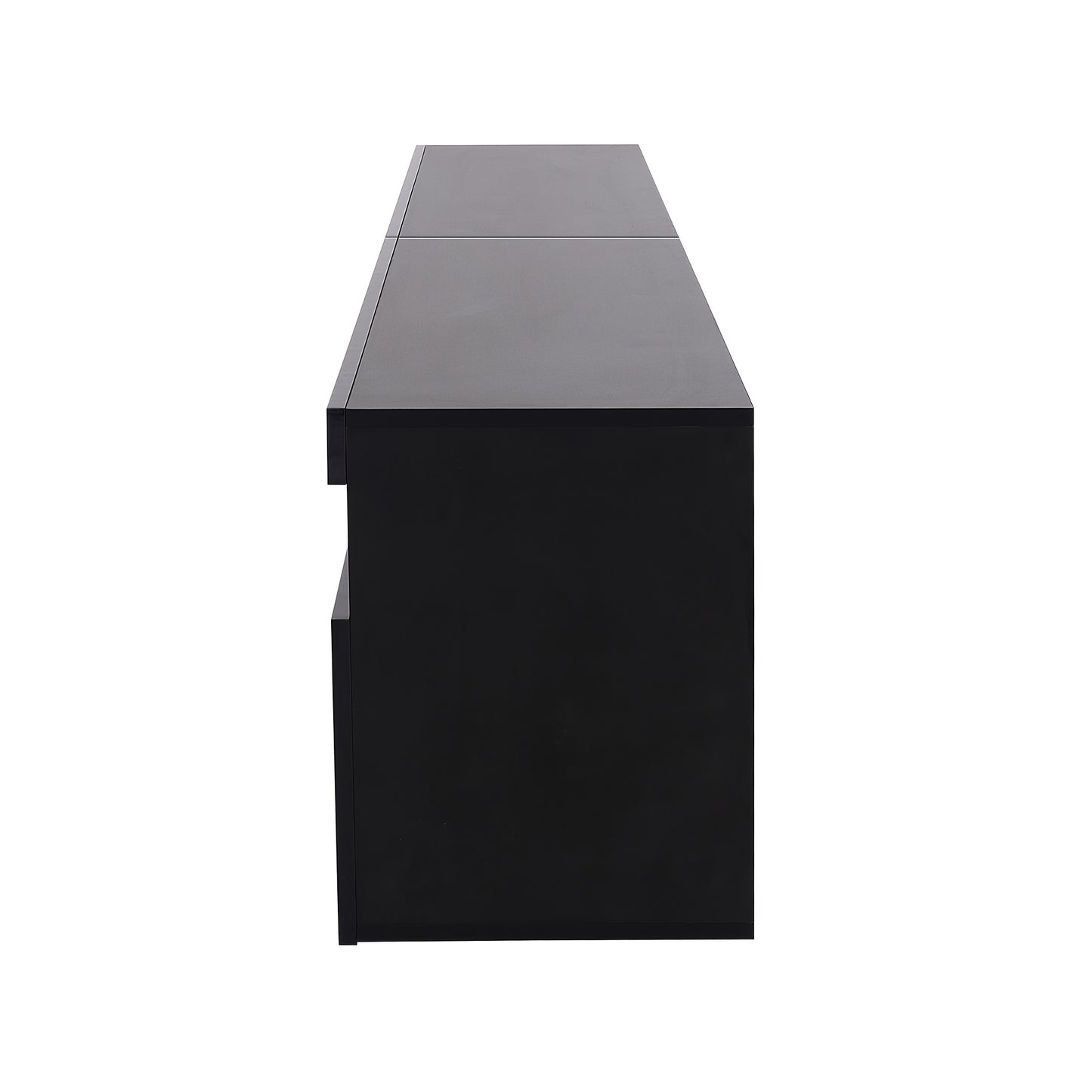 Black Modern TV Cabinet with Bright Panels, Living And Dining Room 180cm, Tv Stand With Storage, Hanging Tv Stand On Wall, Media Console Long And Slim, Tv Wall Unit, Tv Unit Wall Panel, Wall Units Tv, Corner Tv Display, Large
