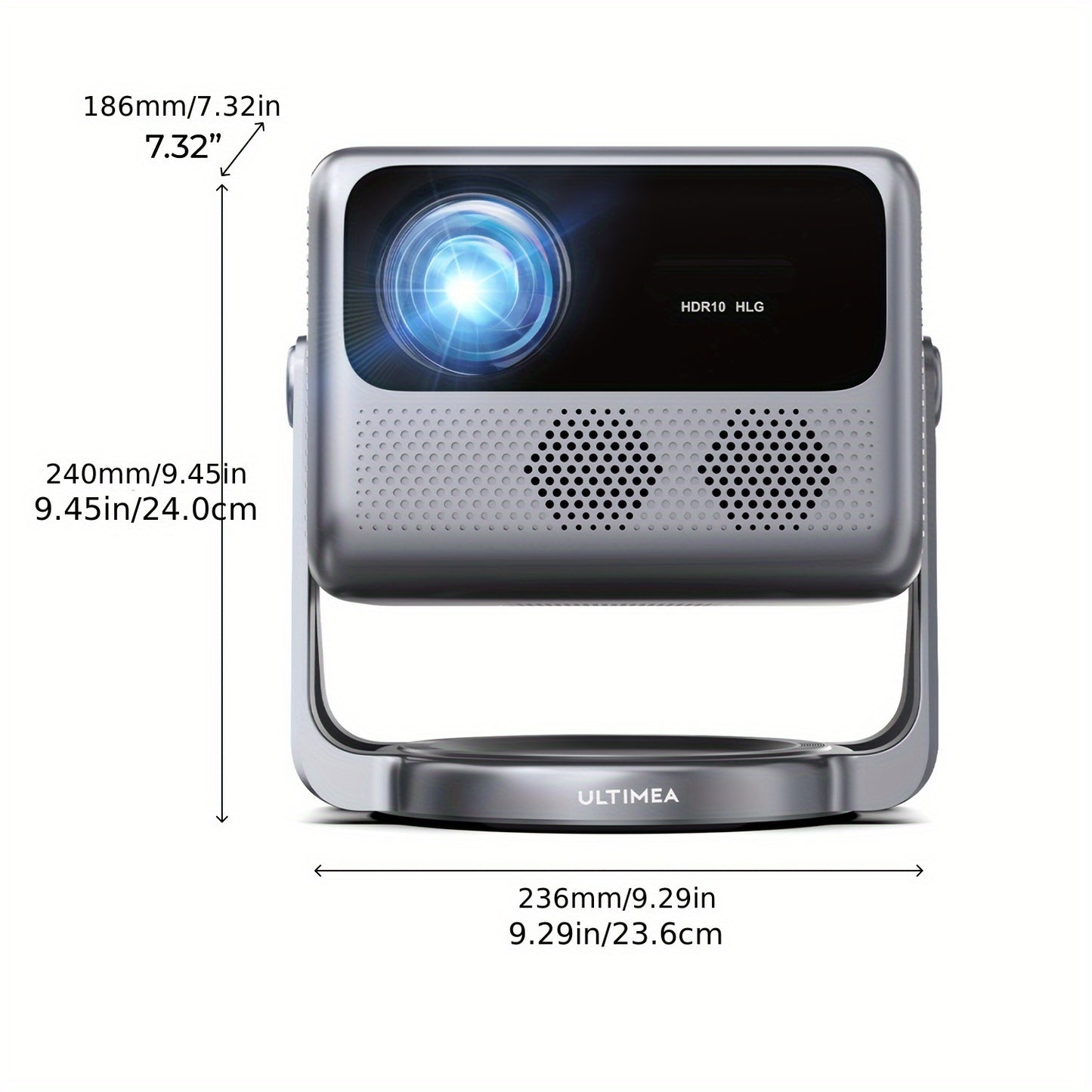 Beamer – Projector – Mini Beamer – Draagbare Beamer – Thuisbioscoop – Full HD 1080P – Android TV 11.0 – 600 ANSI Lumen HDR+HLG