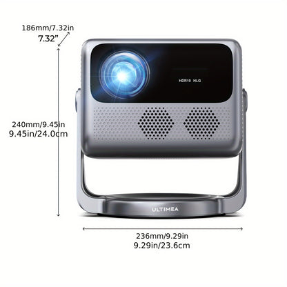 Beamer – Projector – Mini Beamer – Draagbare Beamer – Thuisbioscoop – Full HD 1080P – Android TV 11.0 – 600 ANSI Lumen HDR+HLG
